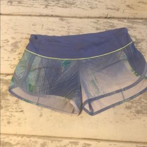 Lululemon speed shorts